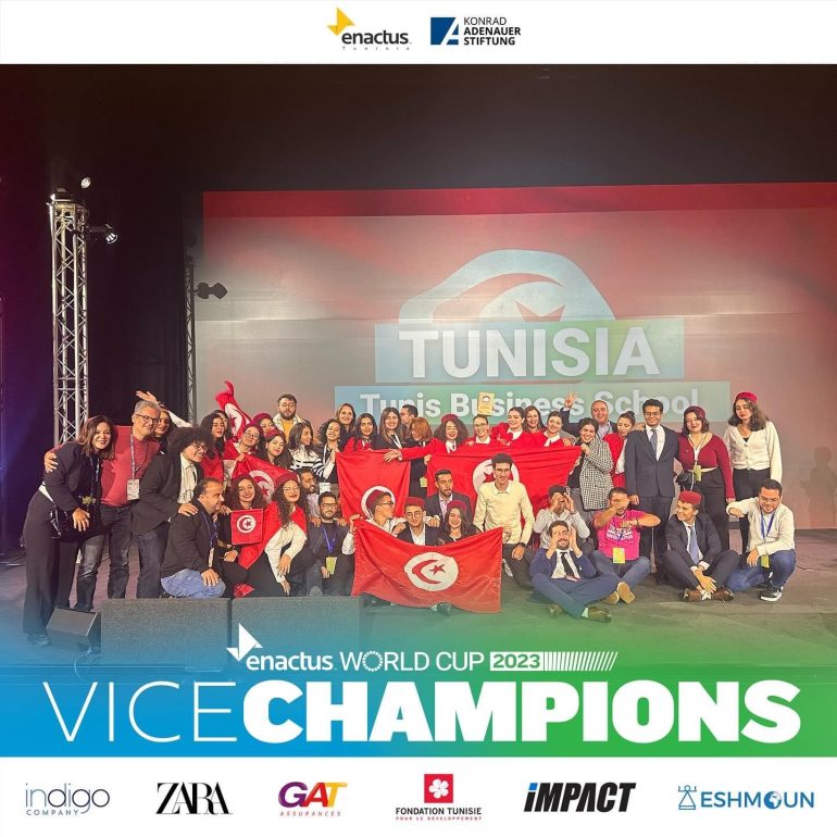 Enactus TBS Vice champion du monde EWC 2023 Copie