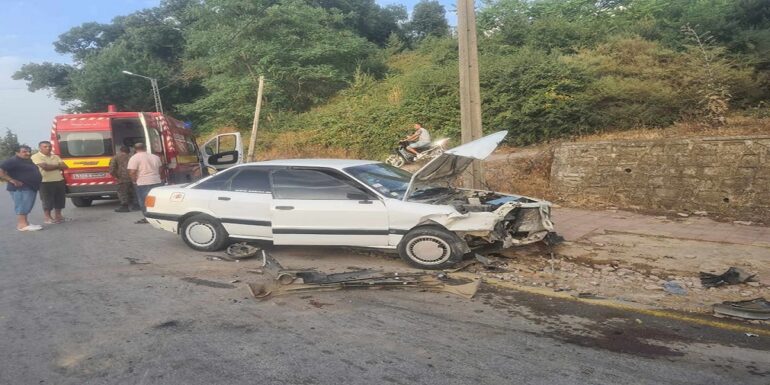 jendouba حادث مرور على مستوى الثكنة العسكرية بعين دراهم