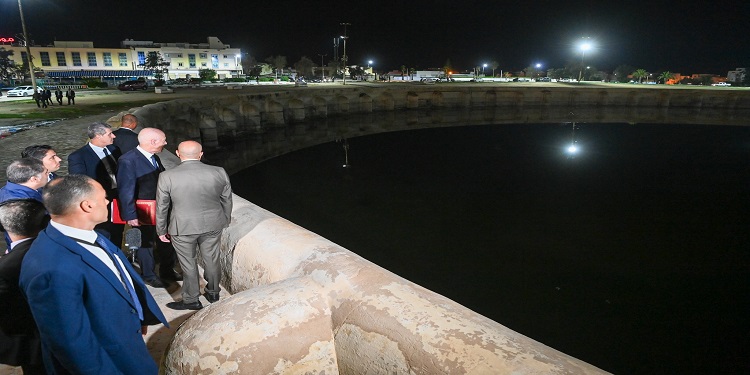 Kais Saied Fontaine des Aghlabides Sous étude depuis 2017, la Fontaine des Aghlabides sera restaurée sous la supervision de l'ingénierie militaire