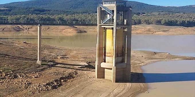 remplissage des barrages Baisse du taux de remplissage des barrages